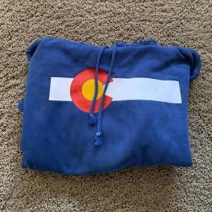 Colorado flag hooded sweatshirt
